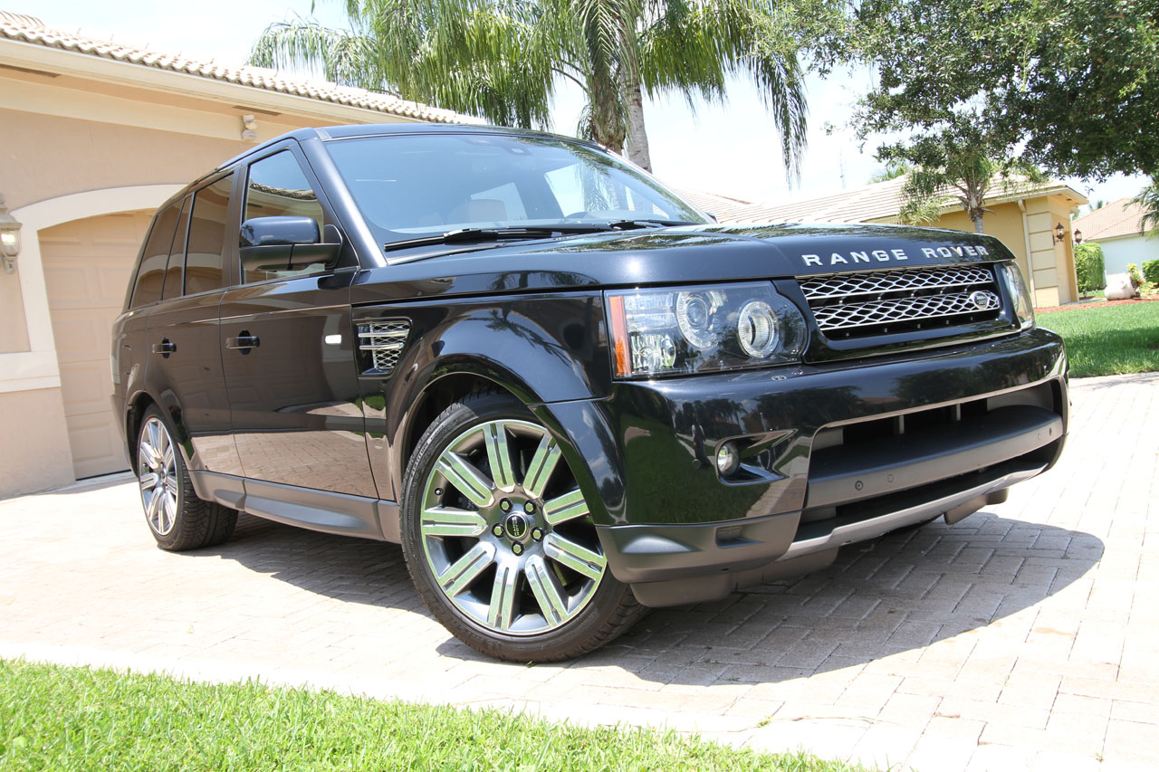 Black 2012 Land Rover Range Rover Sport Supercharged